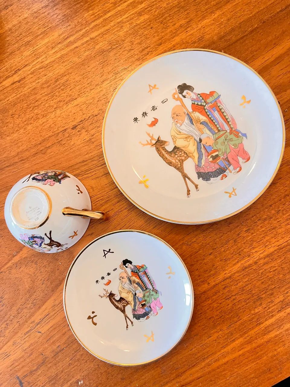 Conjunto de chá porcelana japonesa 