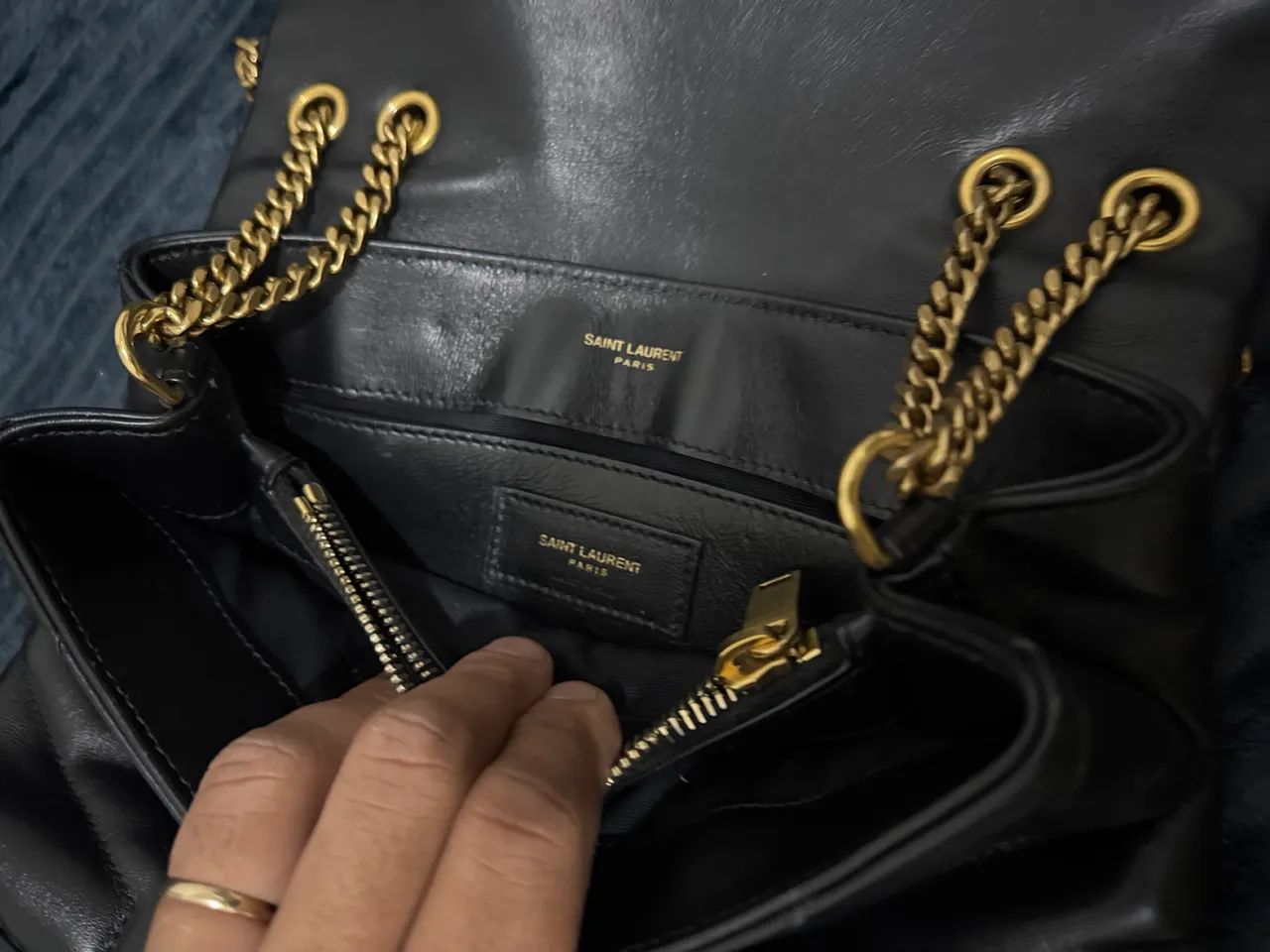Bolsa Saint Laurent (YSL) LouLou Puffer - Foto 6
