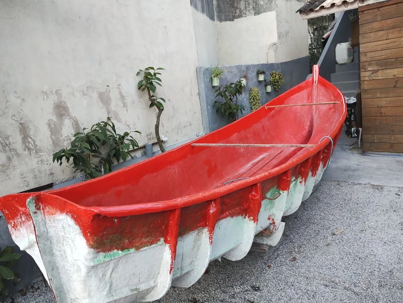 Molde para canoa de fibra
