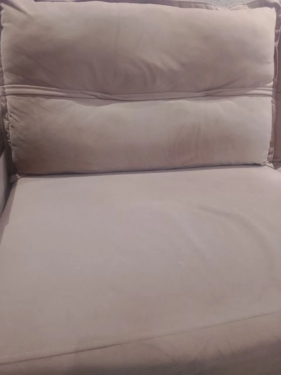 Sofá semi-novo rosê - Foto 3