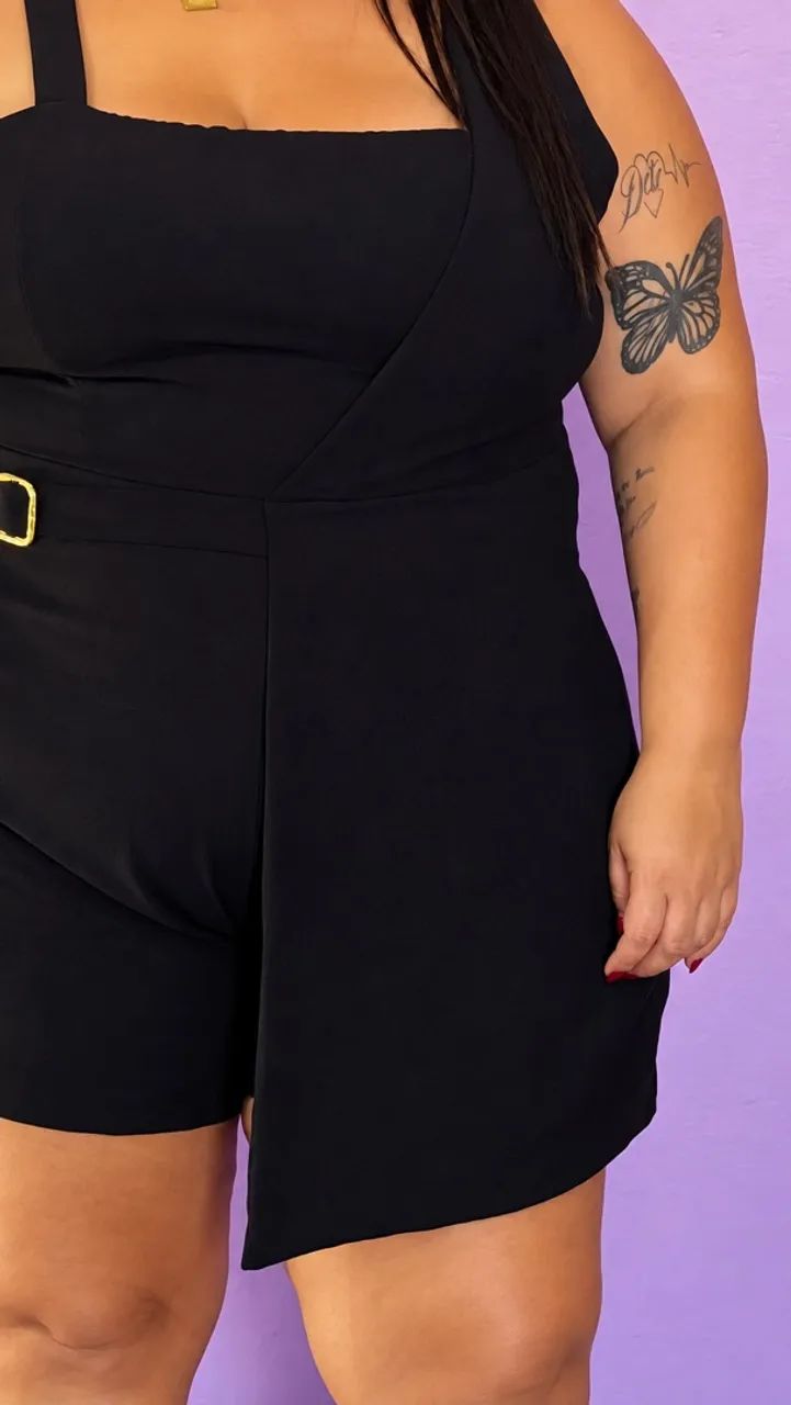 Macaquinho Plus Size - Foto 4