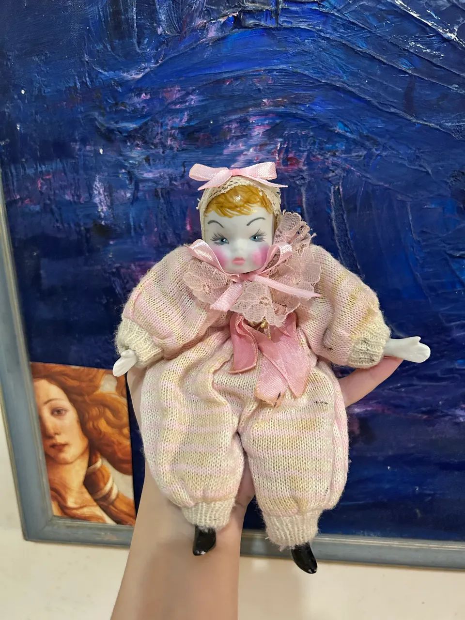Boneco de porcelana antigo - Foto 3