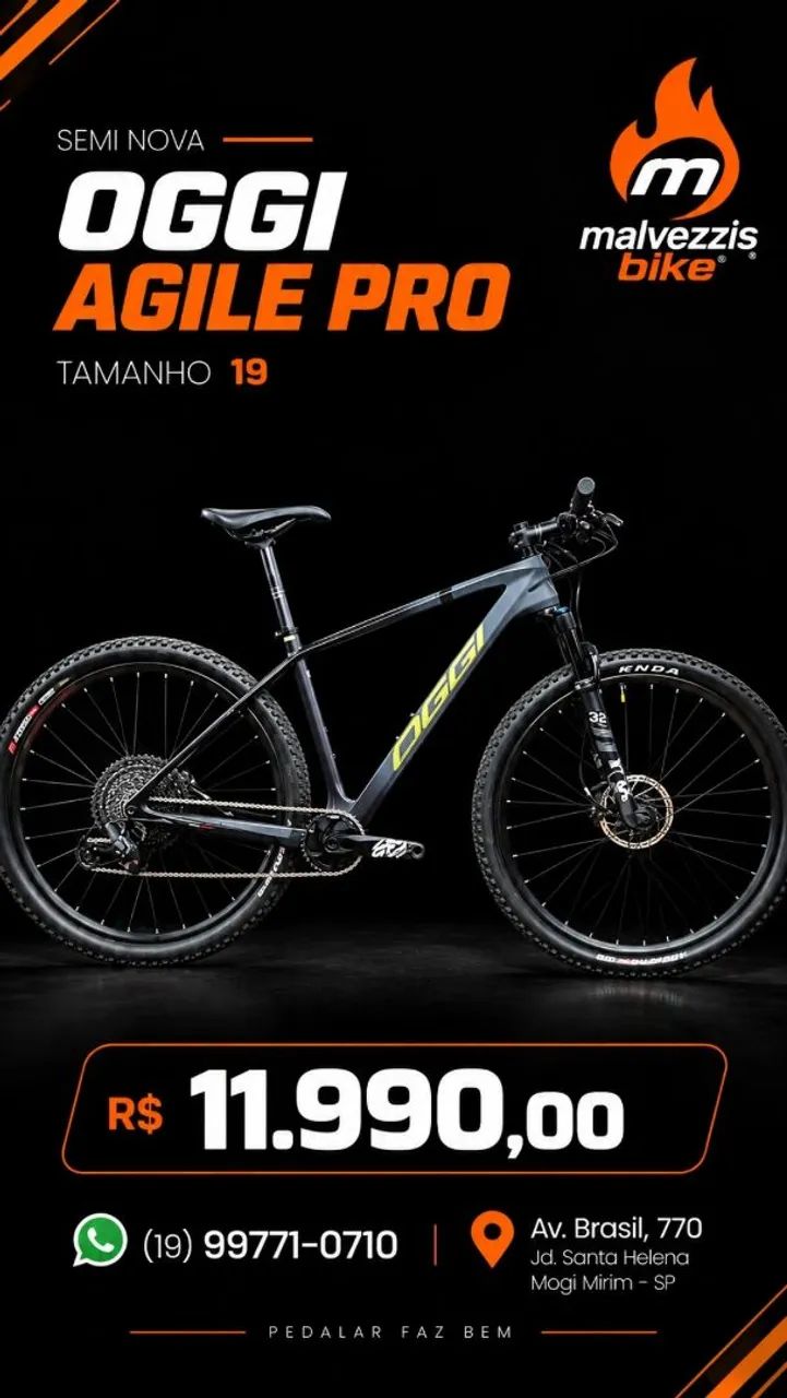 Oggi Agile Pro tamanho 19
