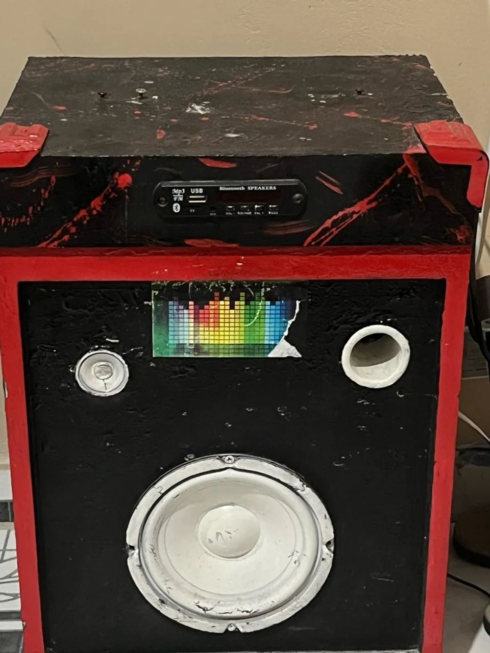 Mini paredão caixa de som 