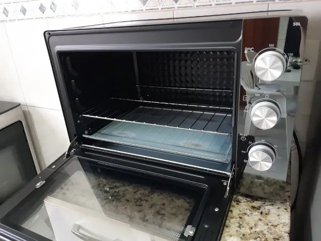 FORNO ELÉTRICO PHILCO 50L - MODERNO, PRÁTICO, EFICIENTE, DESIGN ELEGANTE E BONITO - Foto 3