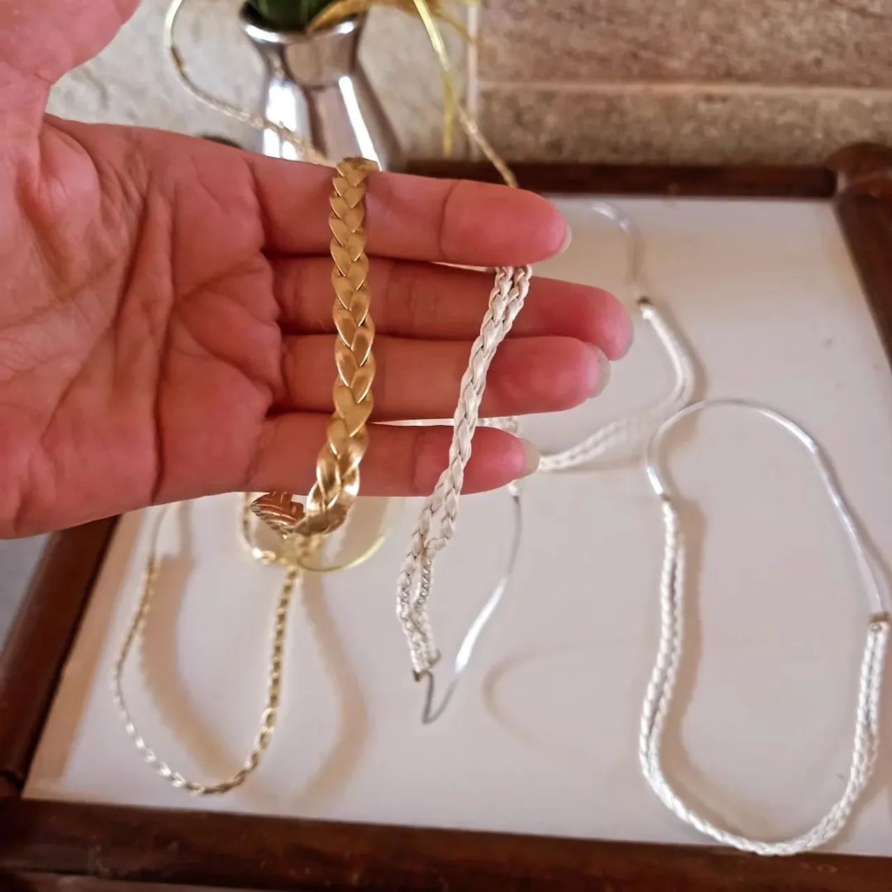 Faixa elastico com brilho - Foto 3