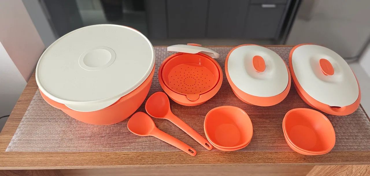 KIT TUPPERWARE ORIGINAL 10L - NUNCA USADO - OPORTUNIDADE! - Foto 3