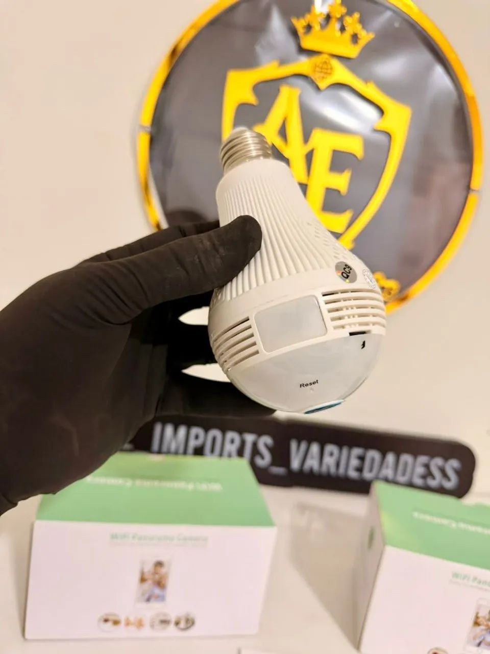 Lampada câmera wifi 360 - Foto 3