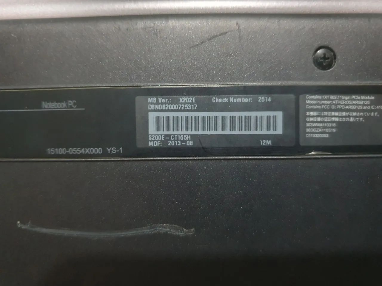 Notebook Asus s200e  - Foto 4