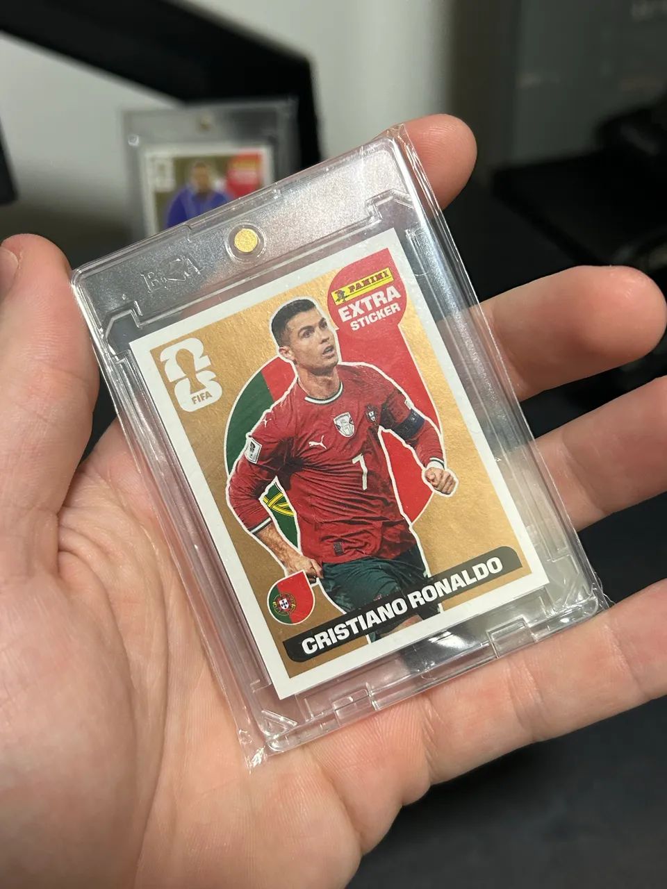 Figurinha Legend BRONZE Cristiano Ronaldo Panini + Case +  - Foto 2