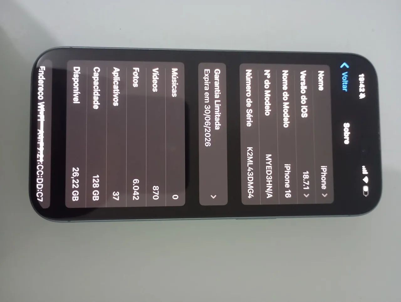 iPhone 16 - não aceto trocas - Foto 4