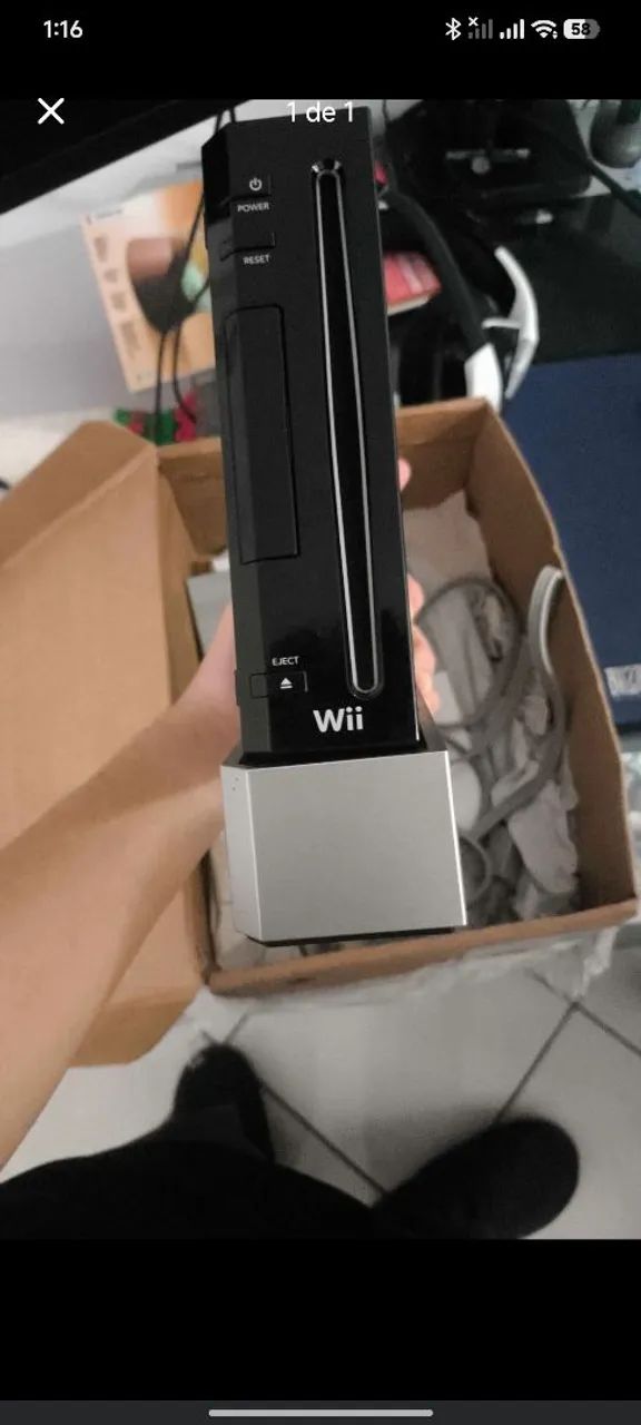 Nintendo wii apenas o console 