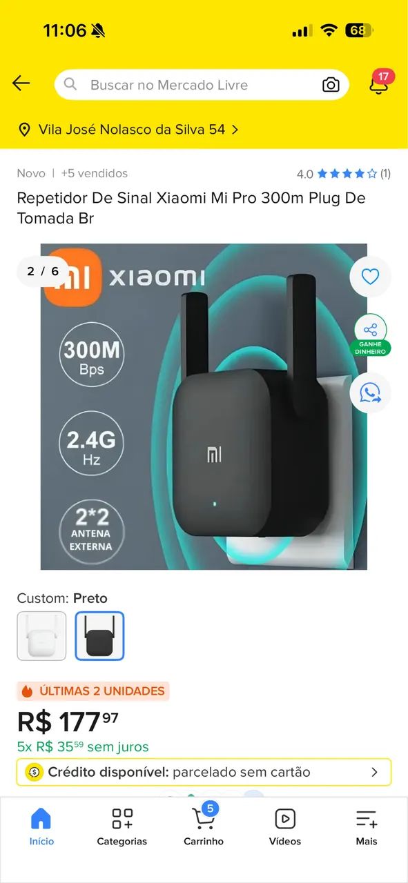 Xiaomi Repetidor de sinal de Wi-fi MI Range Extender  - Foto 4