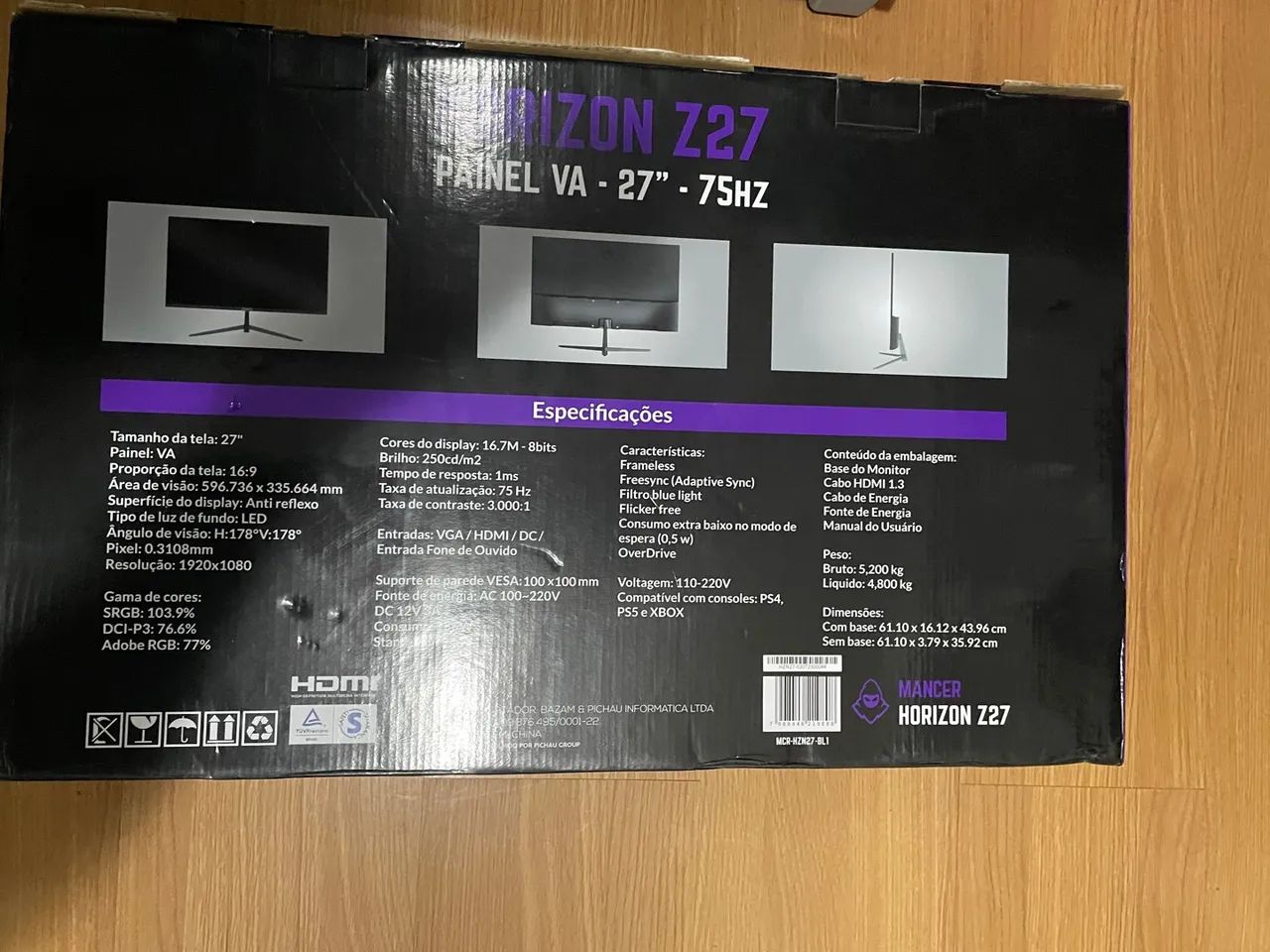 Monitor Mancer 27 polegadas  - Foto 3