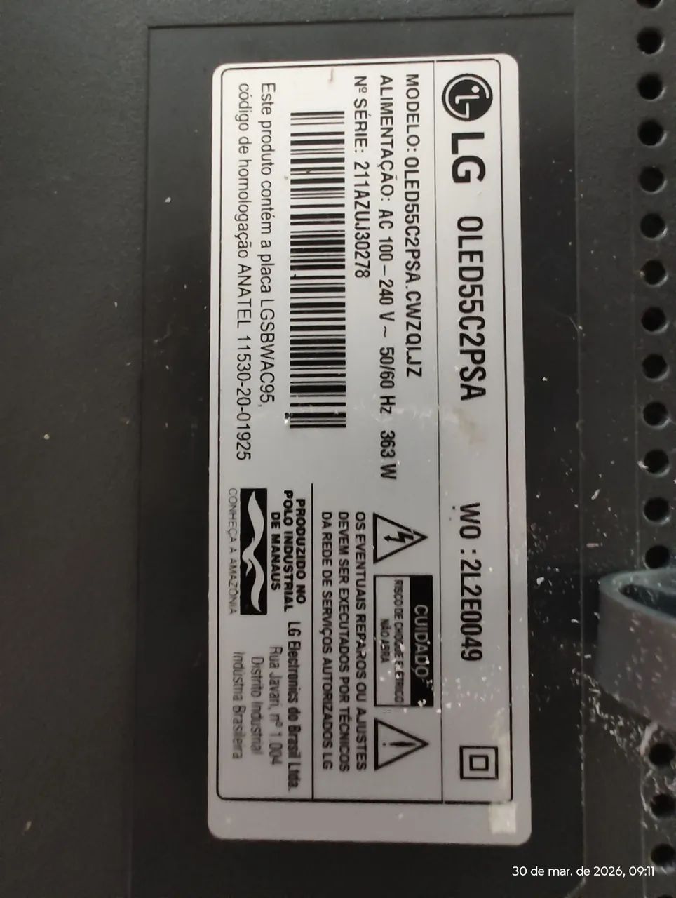 TV Oled 55" LG