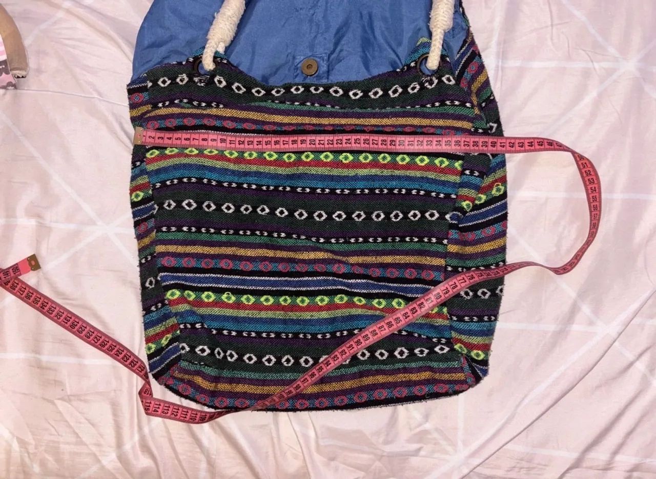 Bolsa de Ombro Estampa Étnica - Foto 3