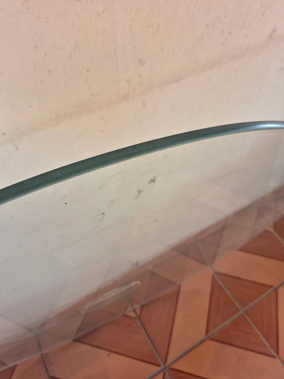 Tampo de mesa vidro com suporte  - Foto 2