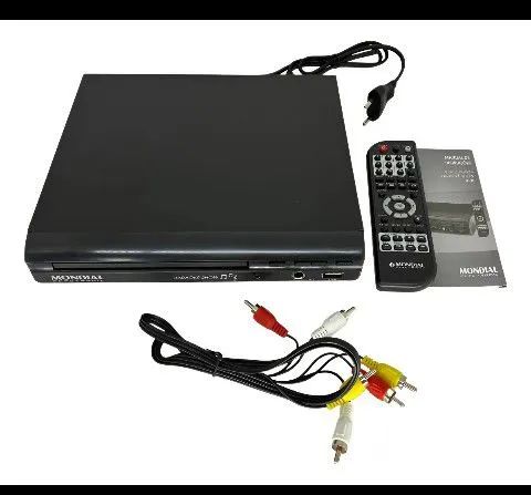 DVD player Mondial NOVO LACRADO 