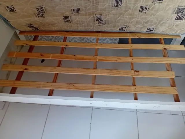 Cama solteiro madeira - Foto 3