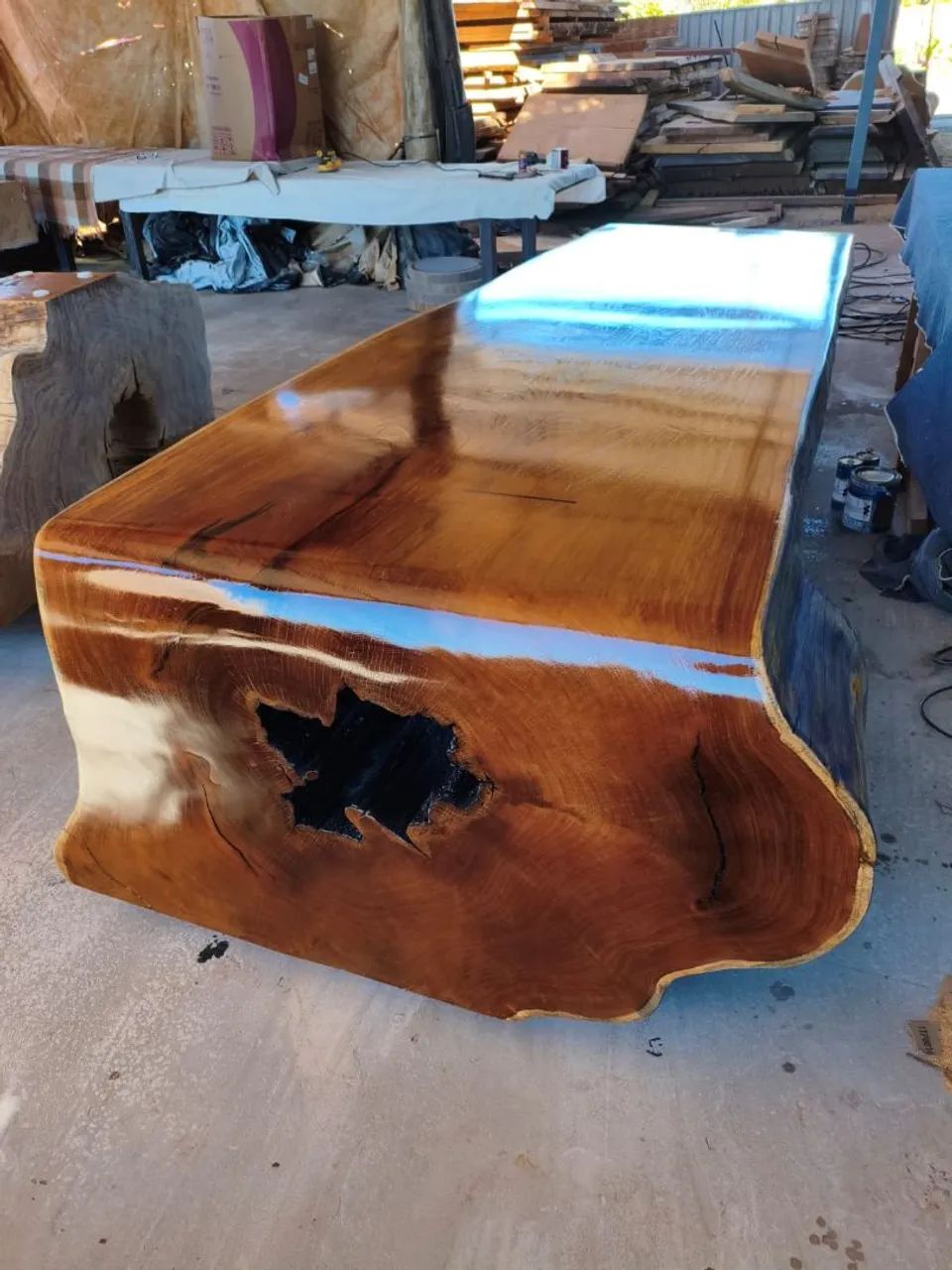 Mesa Cascata e mesa em Prancha