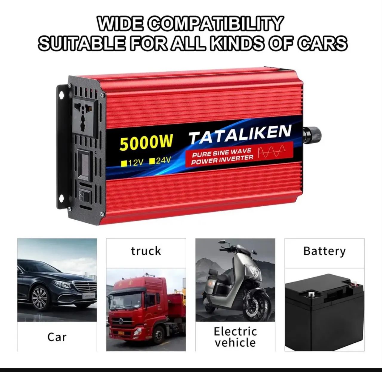 INVERSOR 24v 5000W - Foto 4