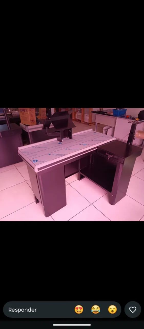 BALCOES  DE CAIXA PARA MERCADINHO NOVOS * - Foto 3