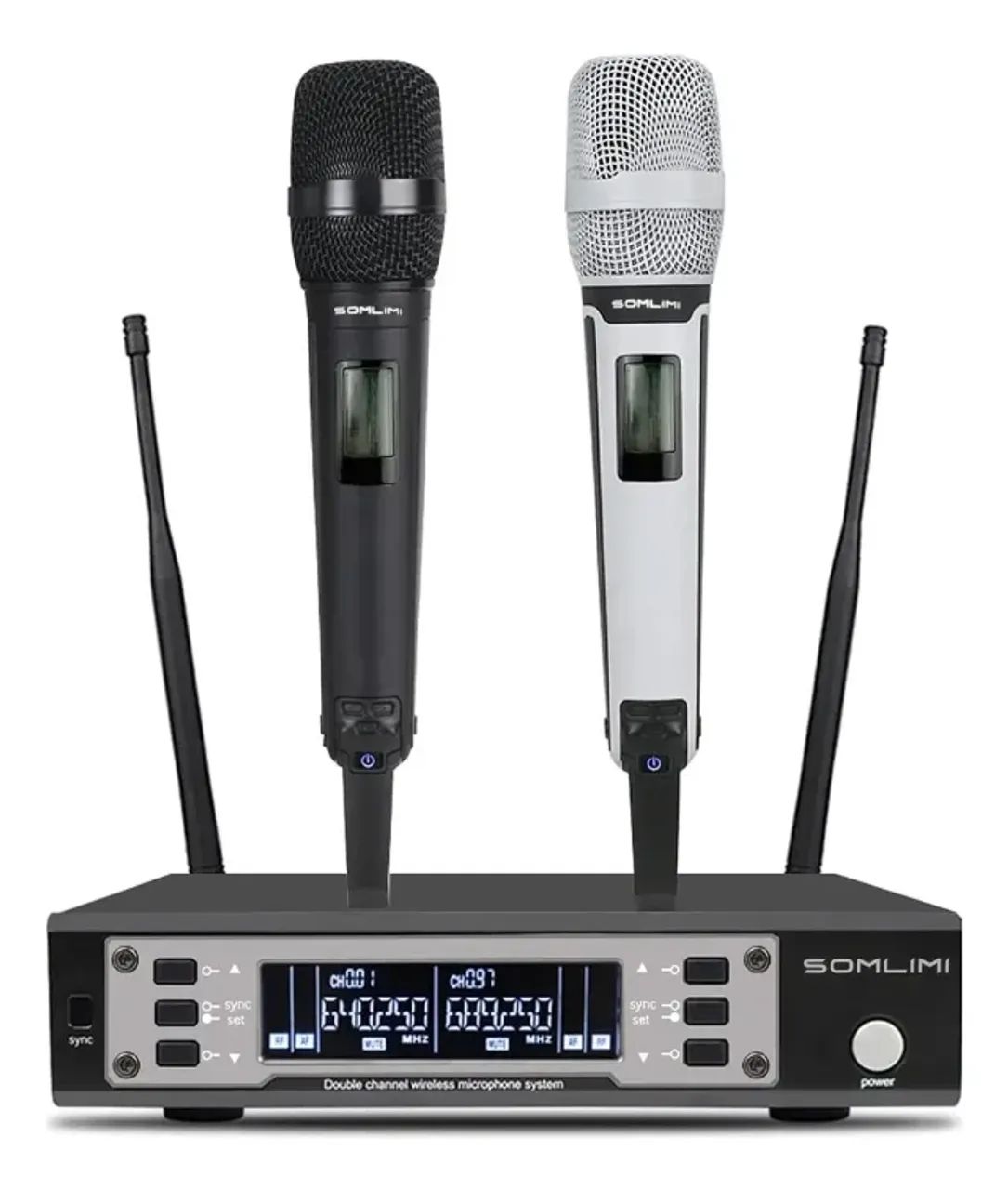 Microfone Dinâmico Somlimi Ew 135G4 Sem Fio Profissional