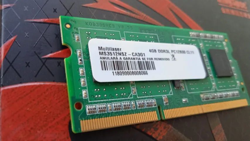 Memória Ram Multilaser 4gb (Notebook)