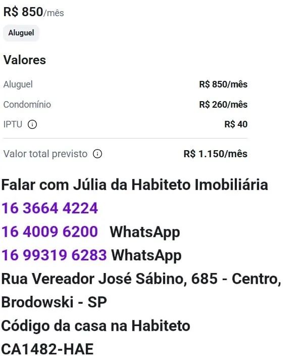 Aluga-se Casa em BRODOWSKI pela IMOBILIÁRIA HABITETO - Foto 4
