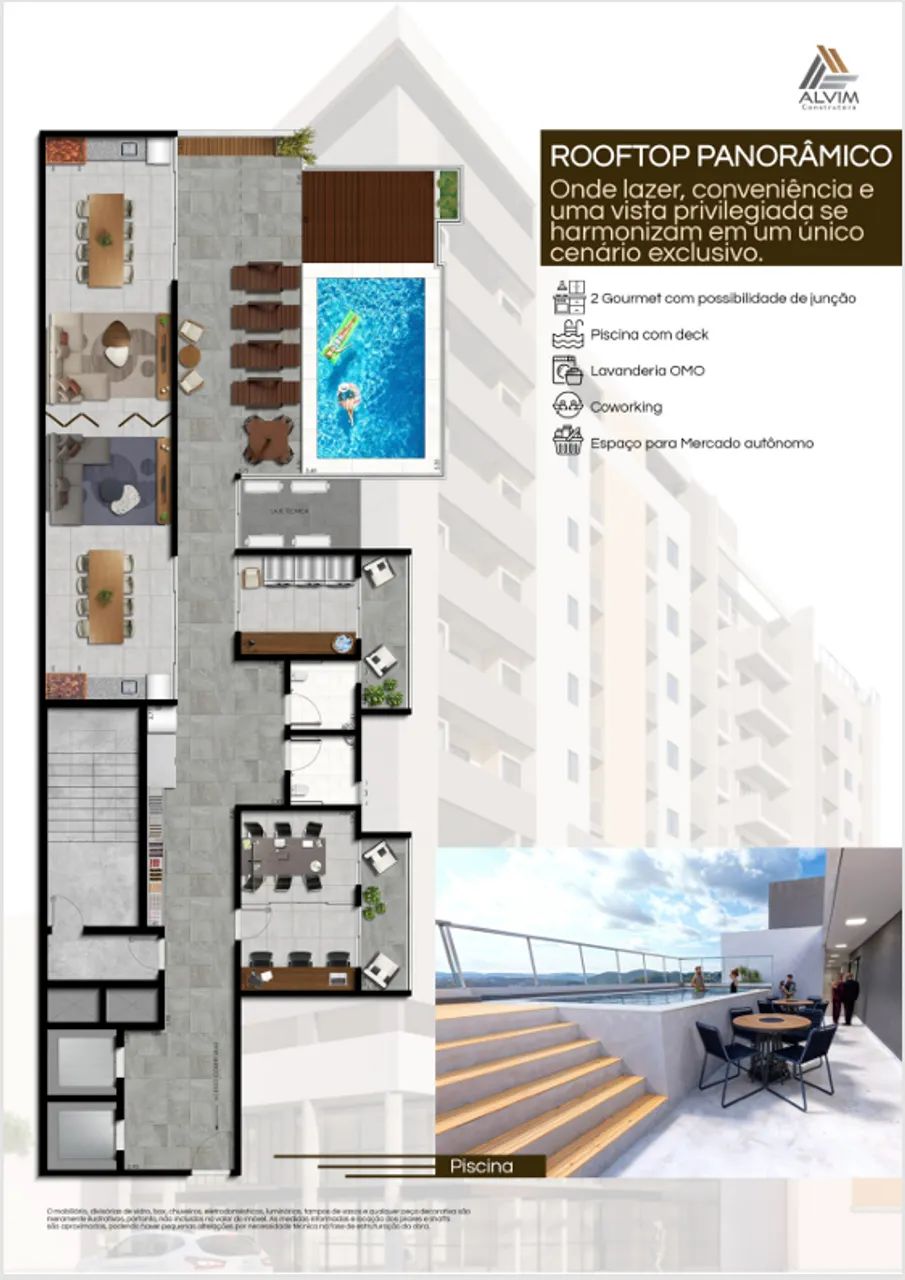 Lançamento de apartamentos studios e 2 quartos no Manoel Honório - Praça Agassis - Space E - Foto 5