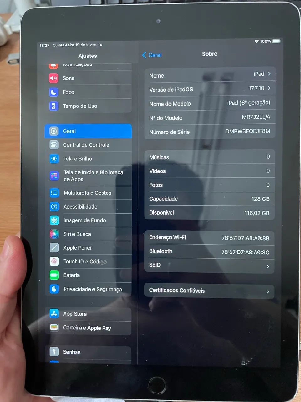 ipad 6ª geração 128gb - Foto 3