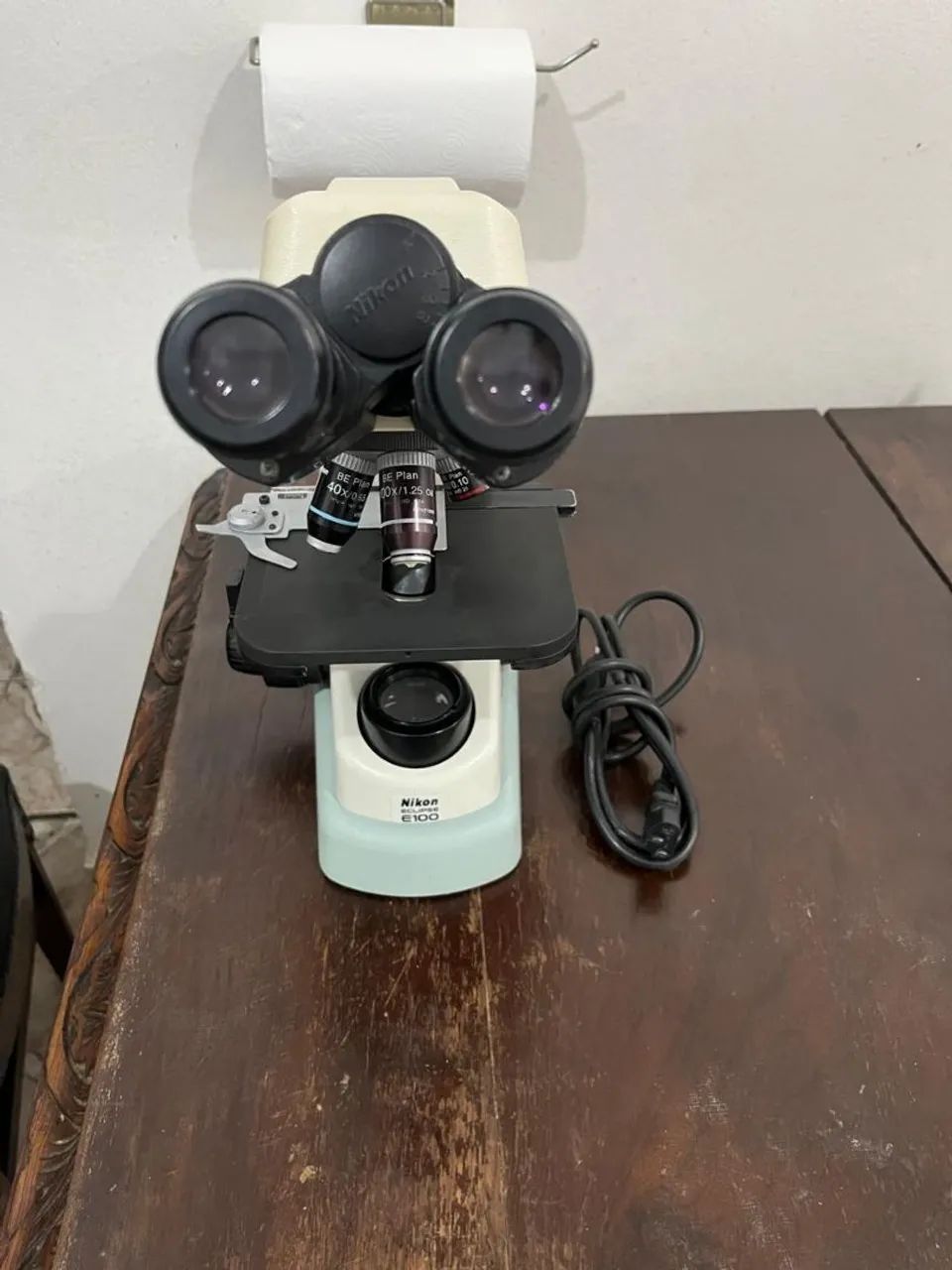 Microscópio Nikon Eclipse E100 (Óptica Infinita) REVISADO e GARANTIA