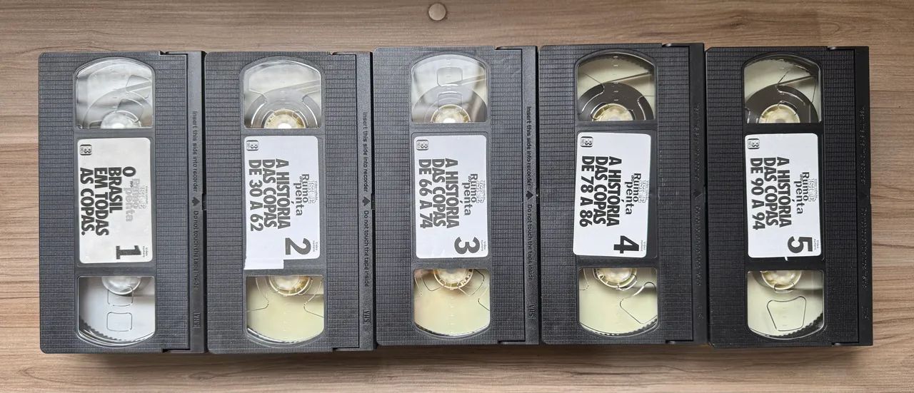 COLEÇÃO VHS ORIGINAL - HISTÓRIA DAS COPAS DO MUNDO - Foto 5