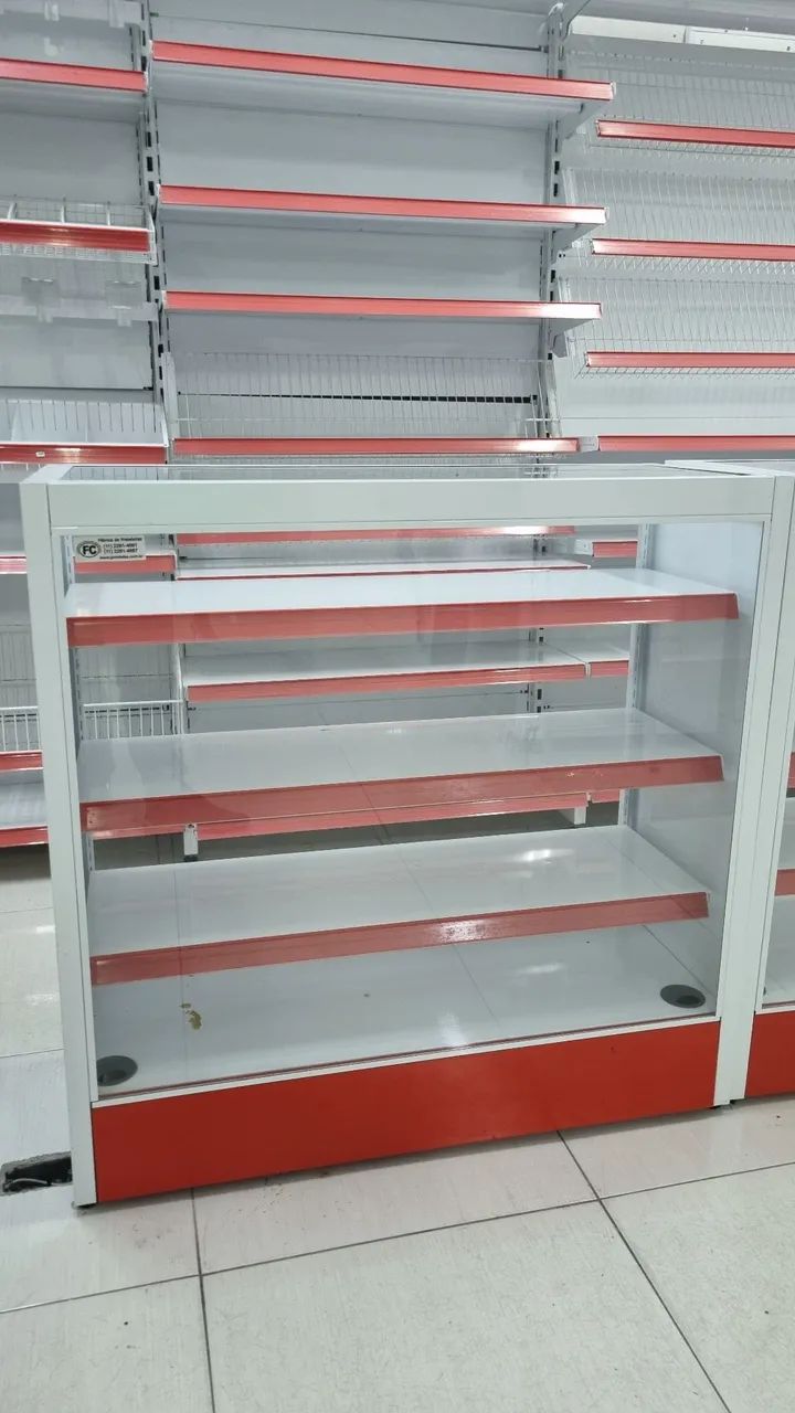 5 balcões semi-novos, tipo vitrine - Foto 2