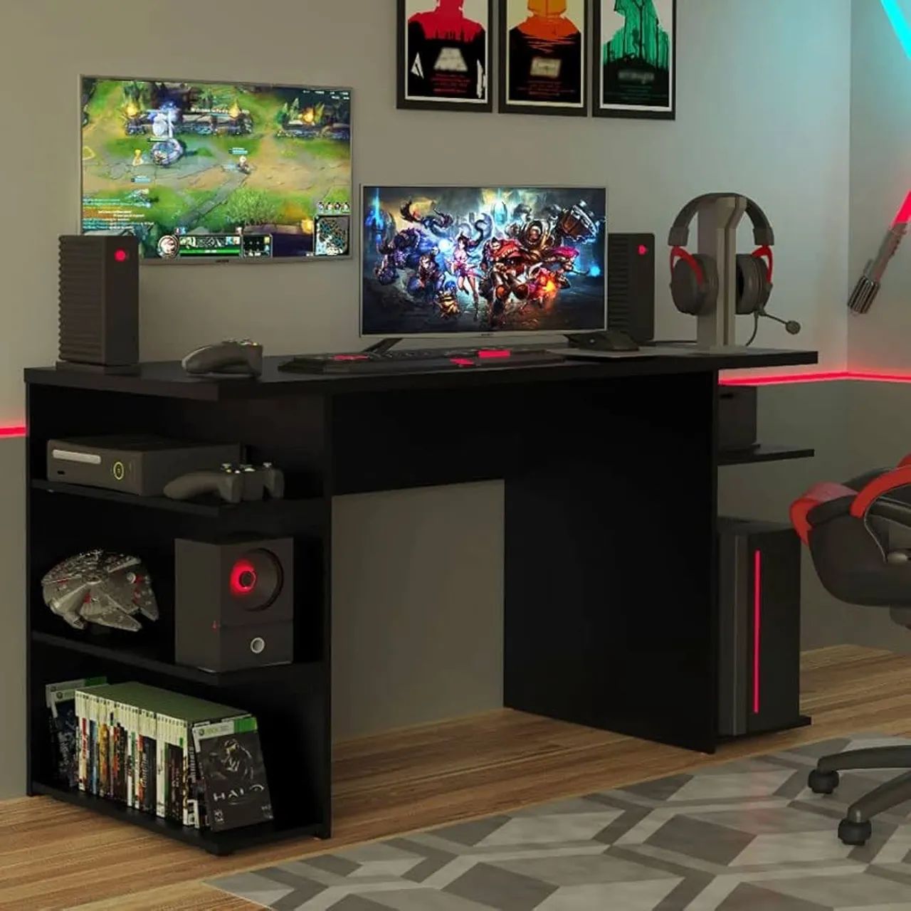 Mesa Gamer e Escritório  - Foto 2