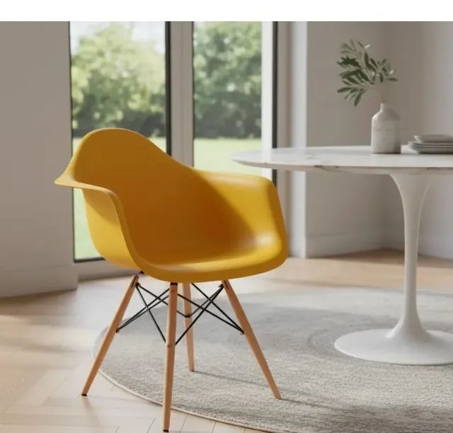 CADEIRA CHARLES EAMES COM BRAÇO - Foto 4