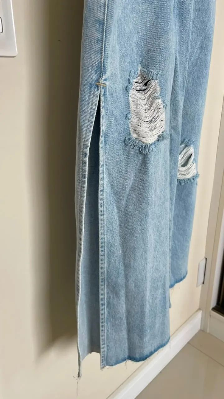 Calça Jeans Pantacourt - Foto 3