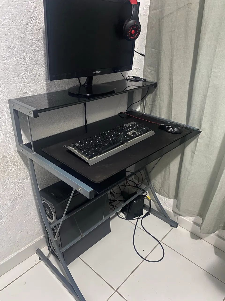 Mesa para computador de vidro  - Foto 2