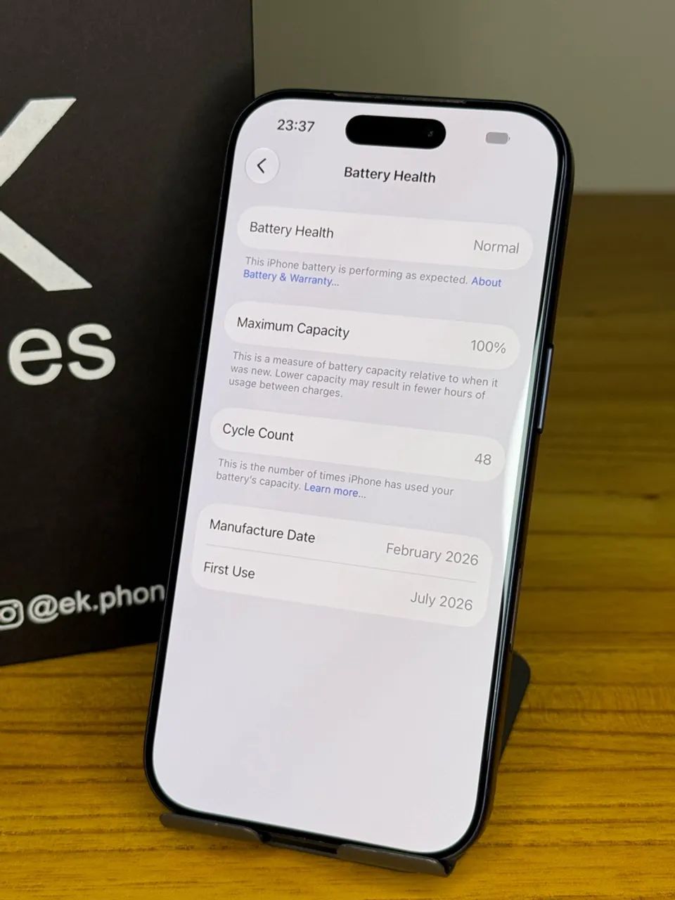 iPhone 17 Pro 256Gb - APENAS 48 ciclos - Foto 5