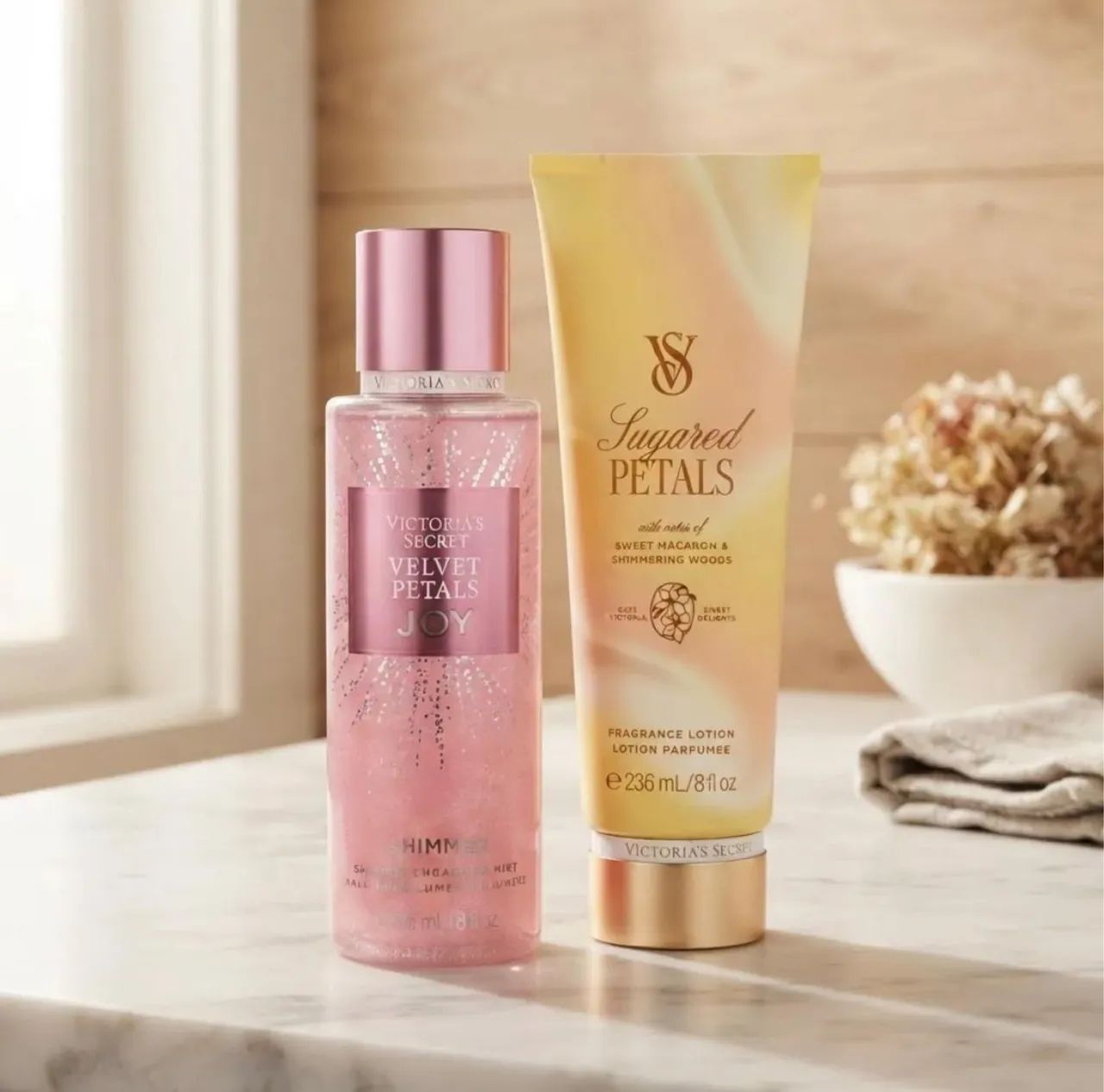 Kit Victorias Secret - Body Splash e Body Lotion - Foto 3