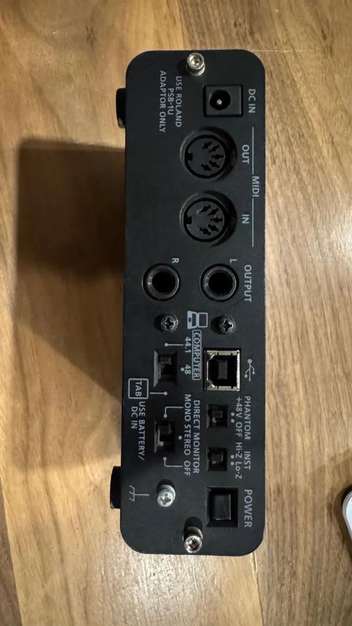 Interface de Áudio Roland DUO-CAPTURE EX (UA-22), USB 24-bit/48kHz