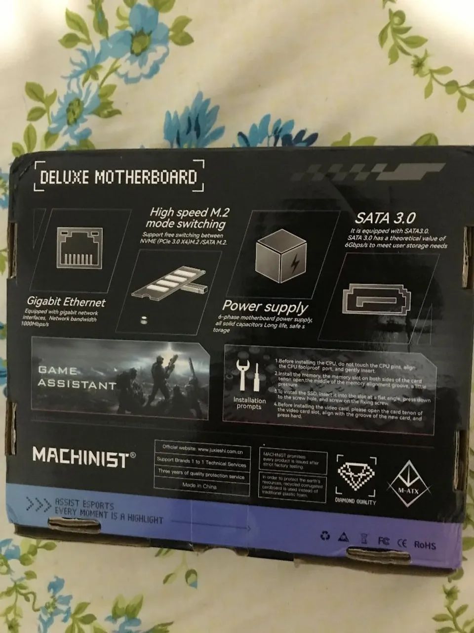 Kit de Placa-Mãe MACHINIST Branca X99 com CPU - Foto 2
