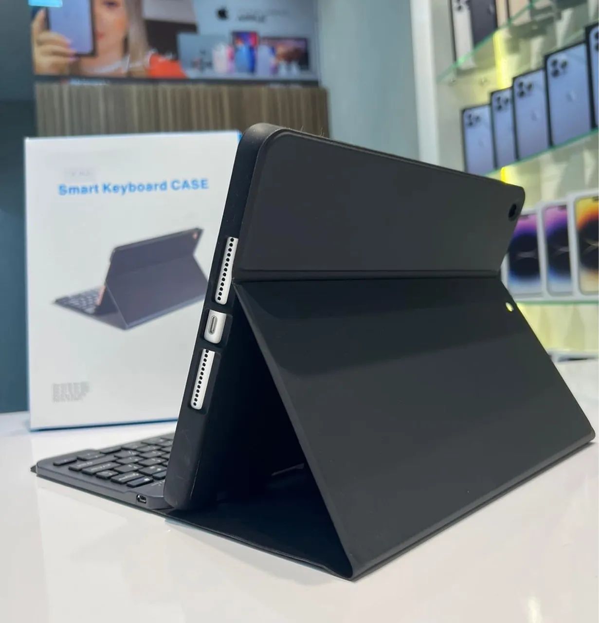 Capa com teclado Bluetooth para IPad 7,8,9,10,11 - Foto 2