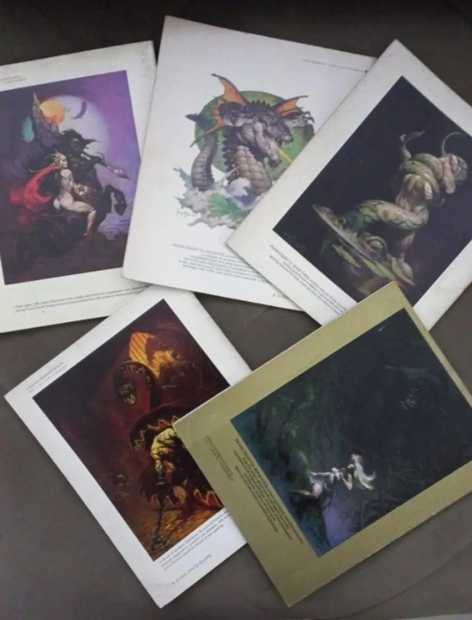 Hqs The Fantastic Art of Frank Frazetta 1-5 Completa -IMP 1