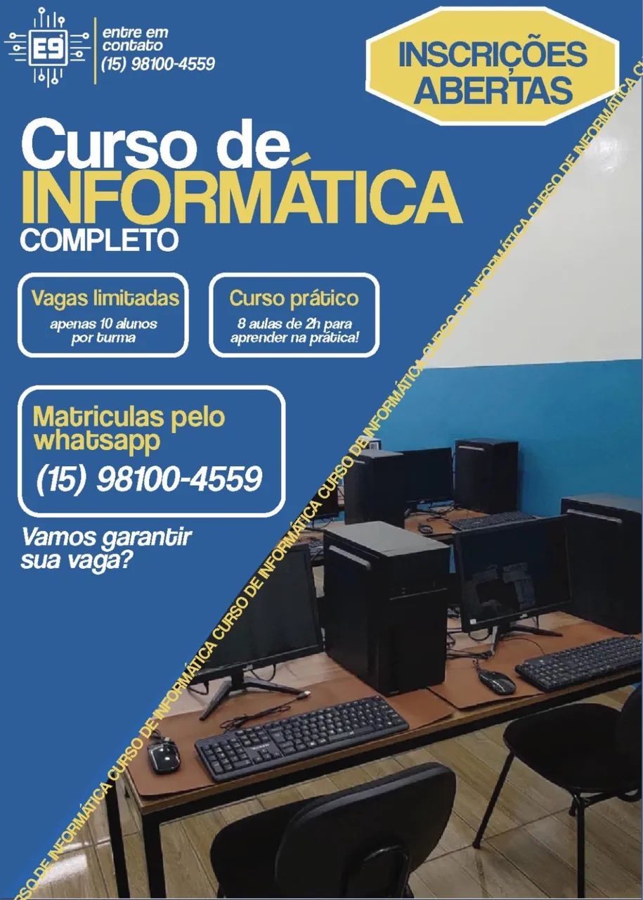 CURSO DE INFORMÁTICA NA VILA HELENA