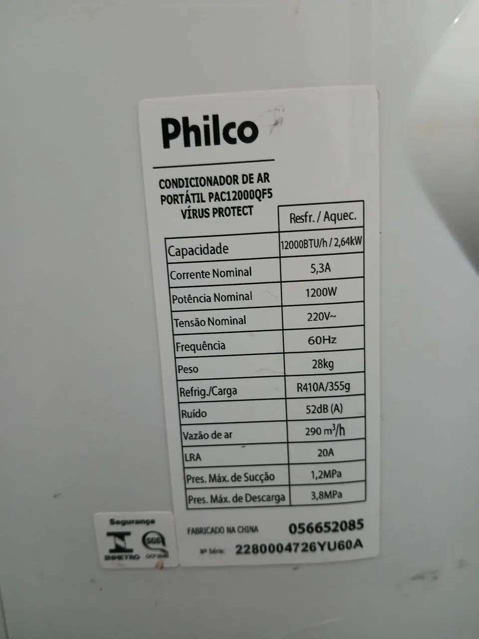 Ar condicionado portátil 