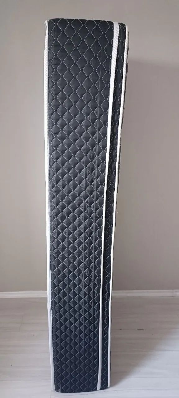 Conjunto Cama Box + Colchão Solteiro em Perfeito Estado! - Foto 2