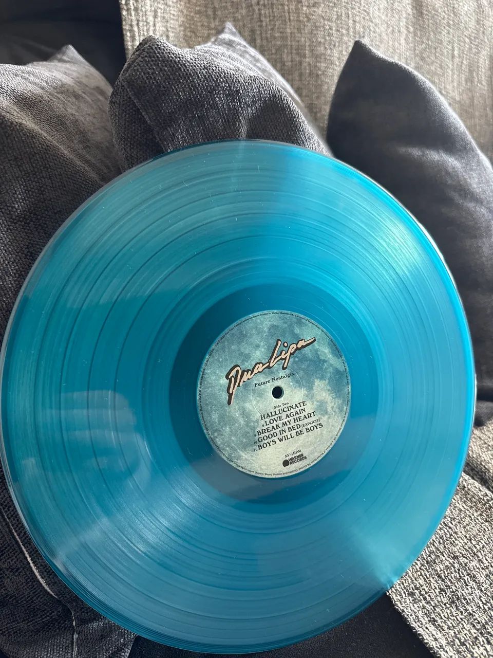 Vinil Dua Lipa Future Nostalgia (Azul) - Foto 3