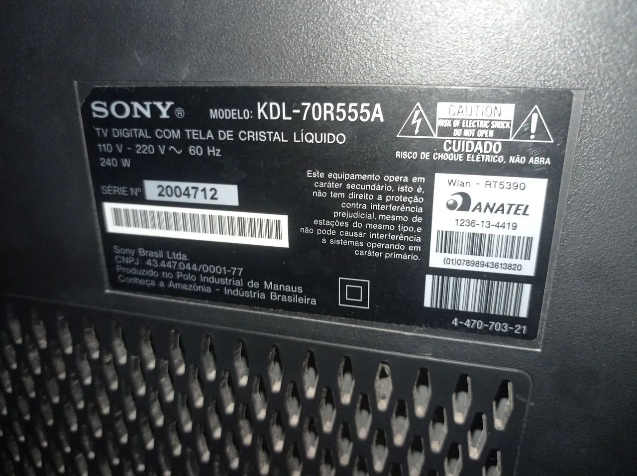 tv sony 70 defeito funciona - Foto 5