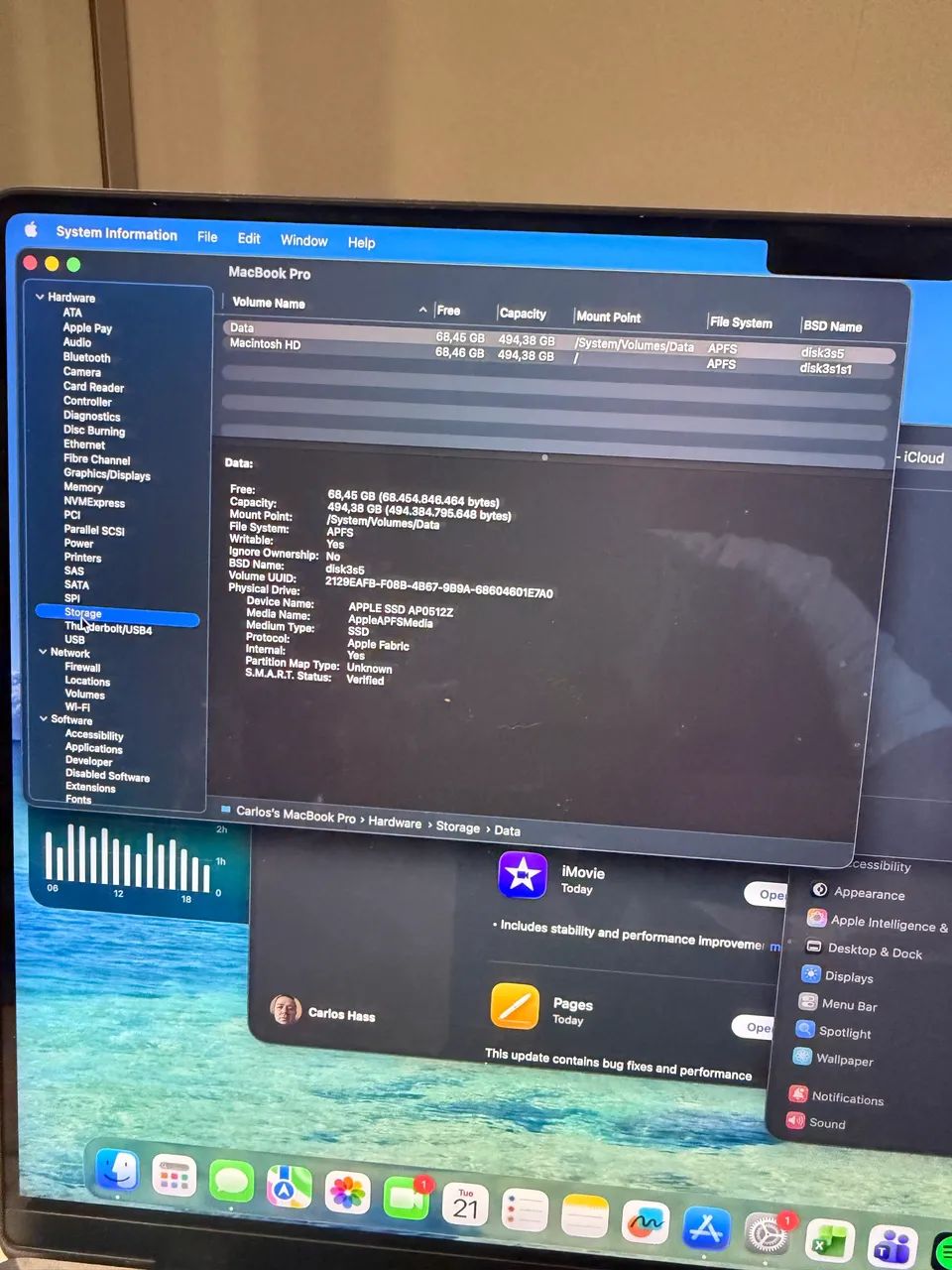 MacBook Pro 16Pol M3 36GB/512GB - 36 ciclos - Foto 5